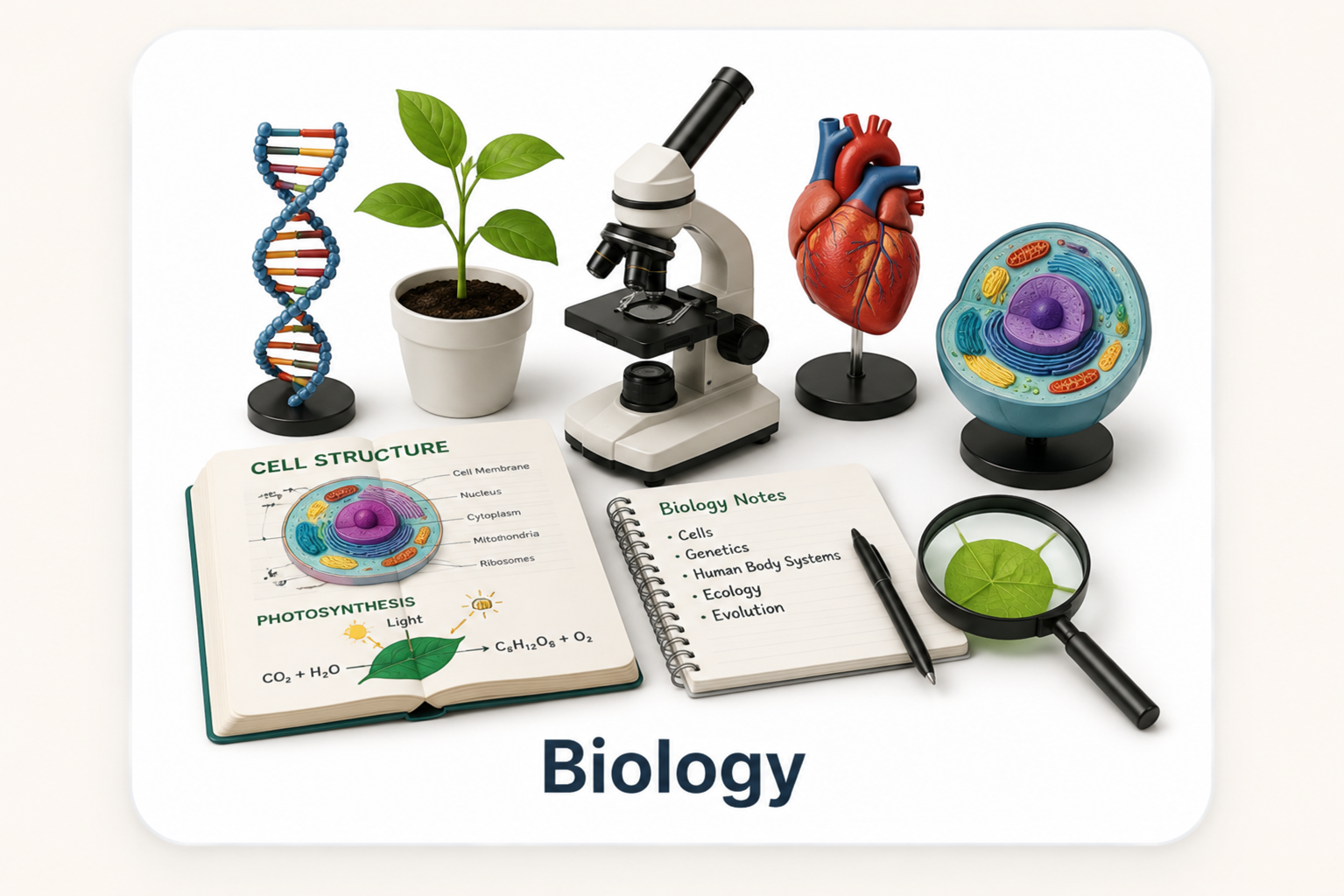 Cambridge Biology online practice platform with syllabus-aligned questions