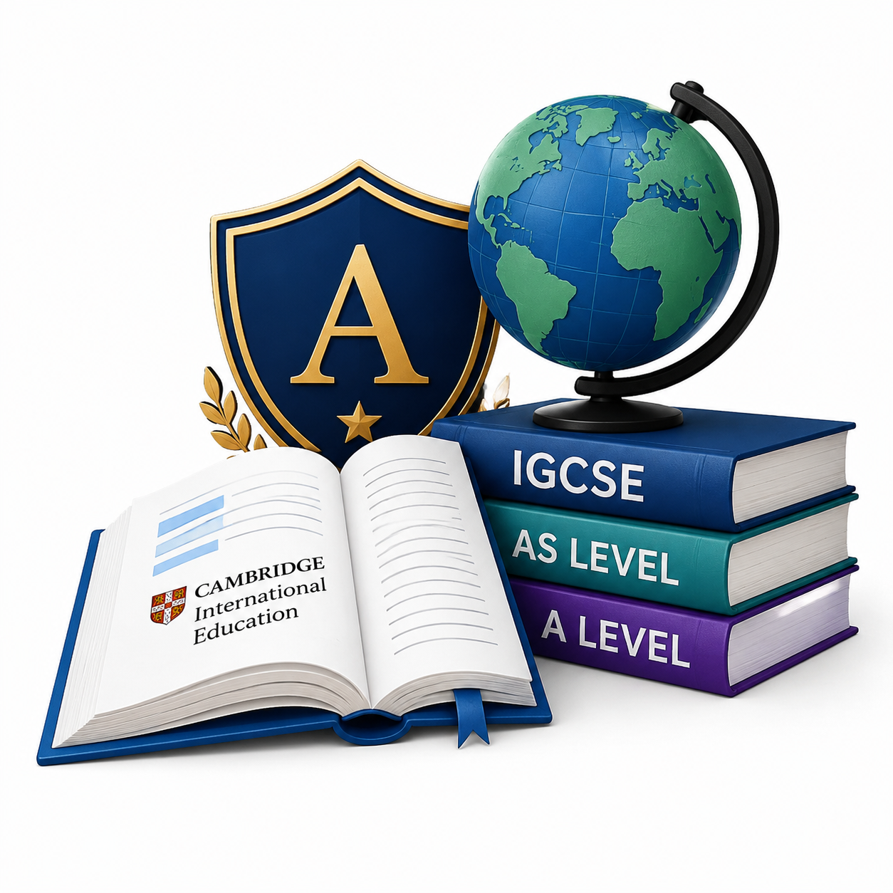 Cambridge IGCSE AS and A Level curriculum alignment with official syllabus books