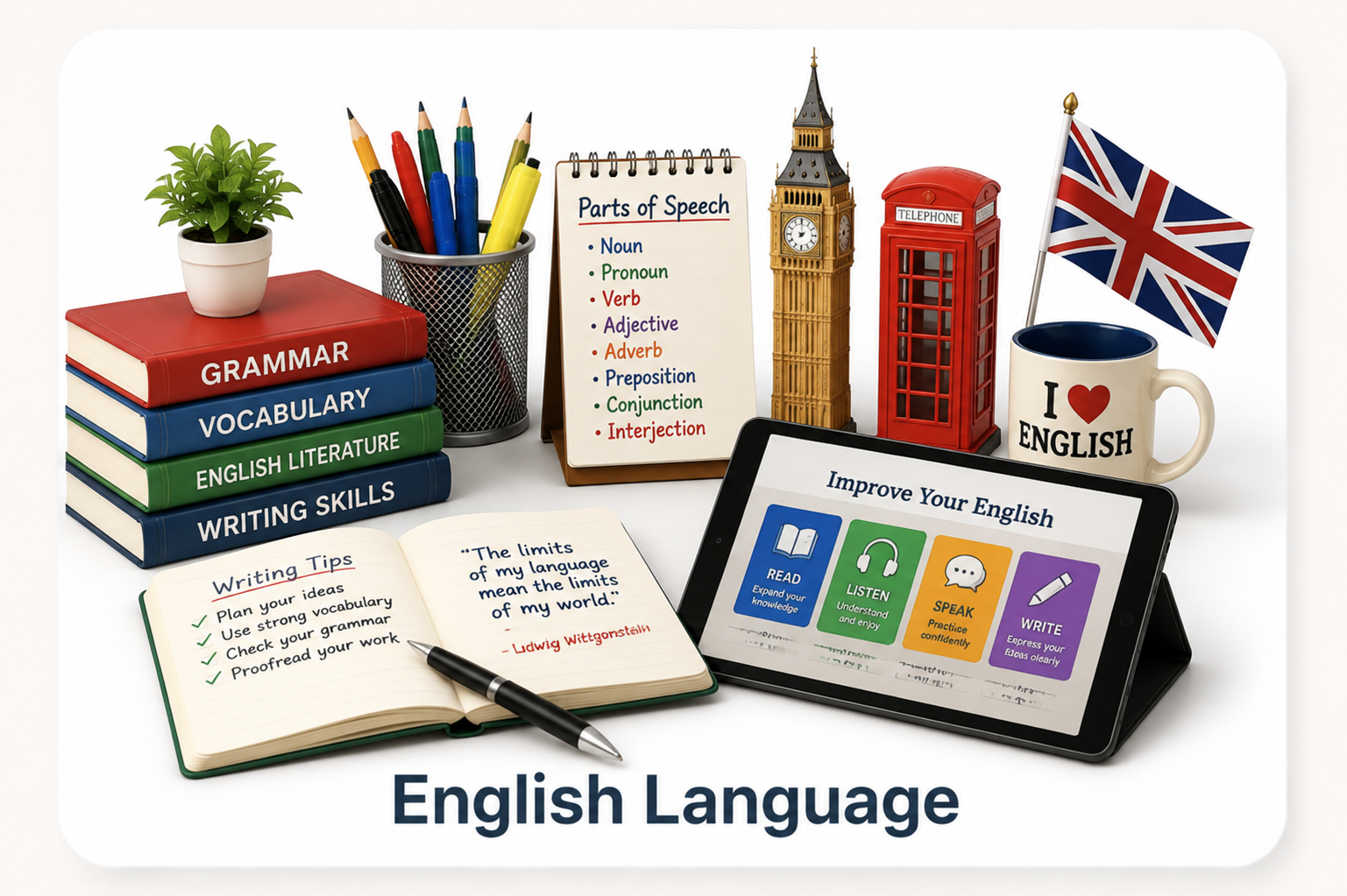 Cambridge English Language online practice platform with syllabus-aligned questions